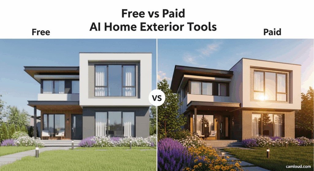 Free vs Paid: Which AI Home Exterior Tool Is Best for You?