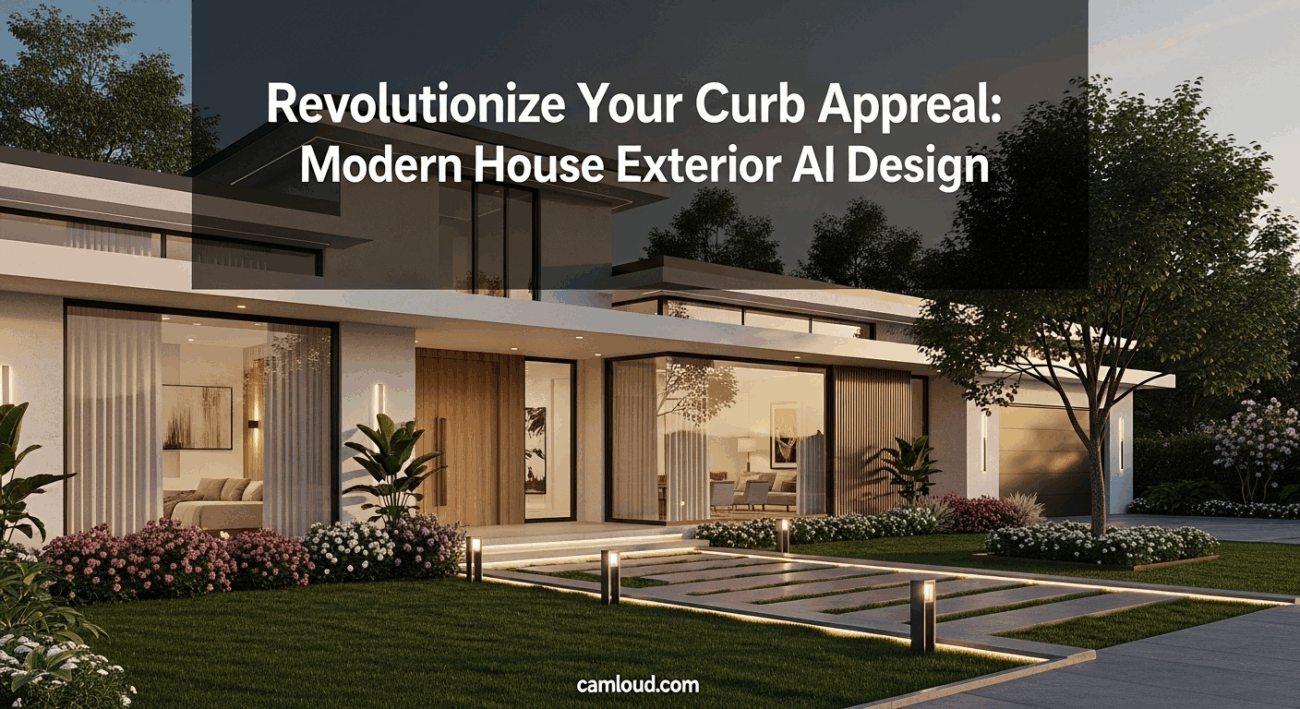 Revolutionize Your Curb Appeal: Modern House Exterior AI Design