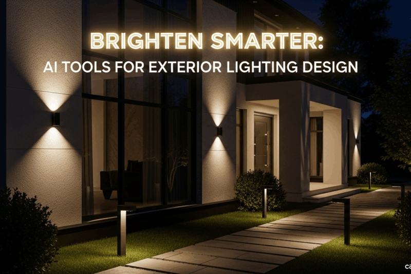 Brighten Smarter: AI Tools for Exterior Lighting Design