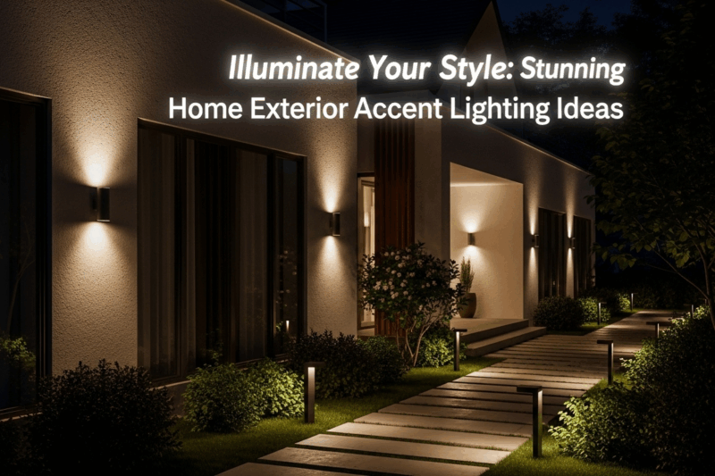 Illuminate Your Style: Stunning Home Exterior Accent Lighting Ideas