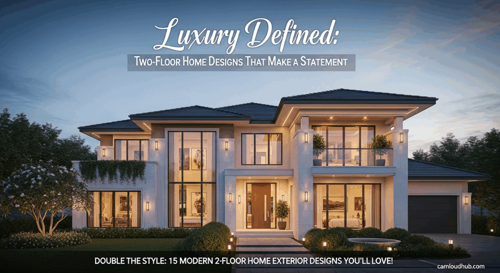 Luxury Defined: Two-Floor Home Designs That Make a Statement