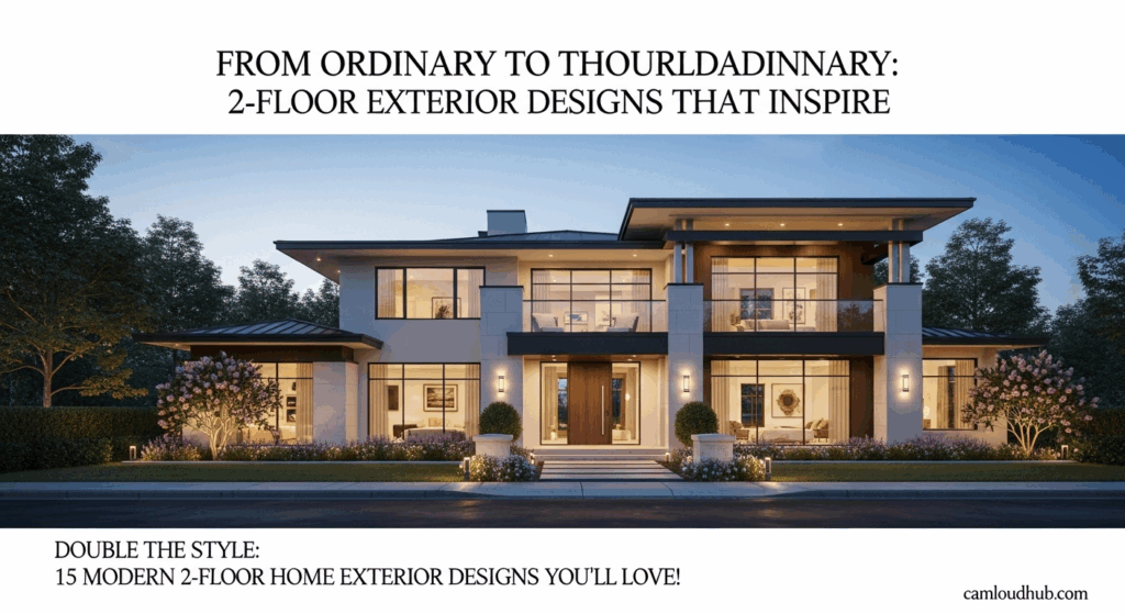 From Ordinary to Extraordinary: 2-Floor Exterior Designs That Inspire