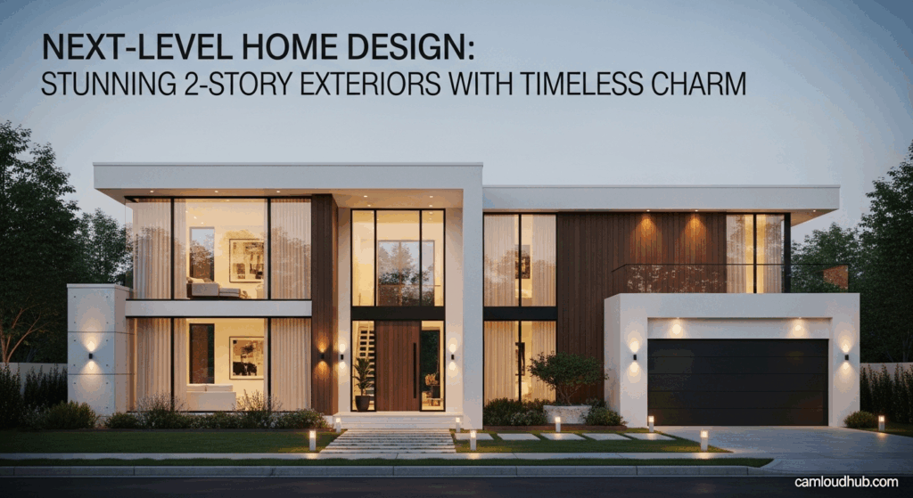 Next-Level Home Design: Stunning 2-Story Exteriors with Timeless Charm