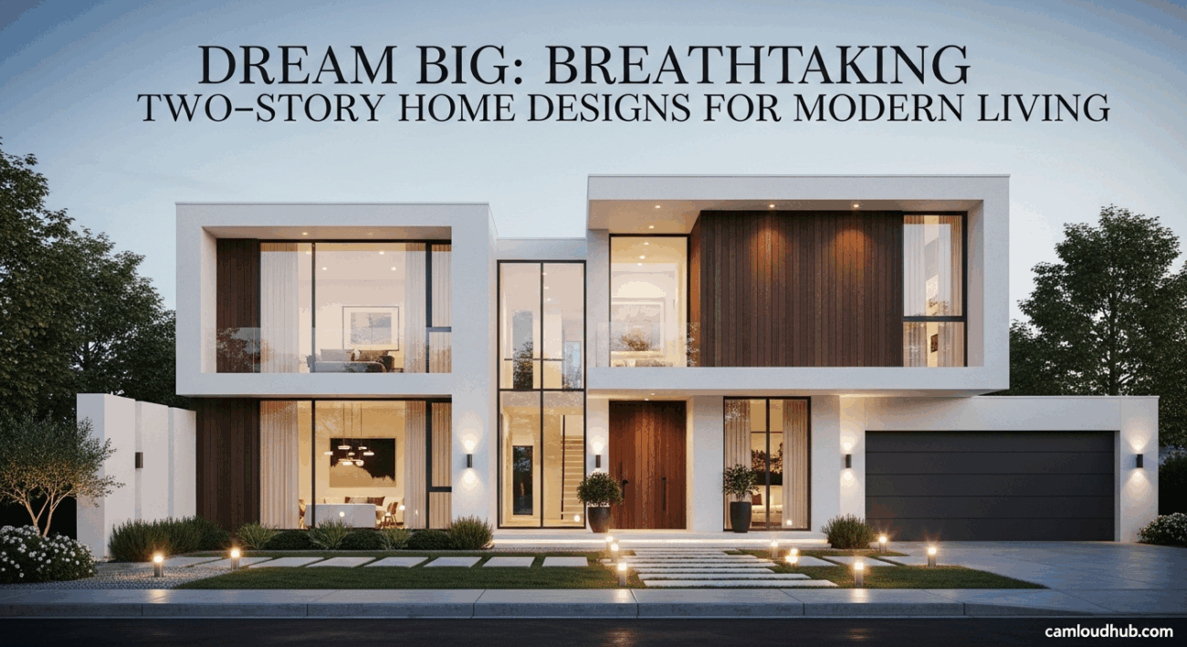 Dream Big: Breathtaking Two-Story Home Designs for Modern Living