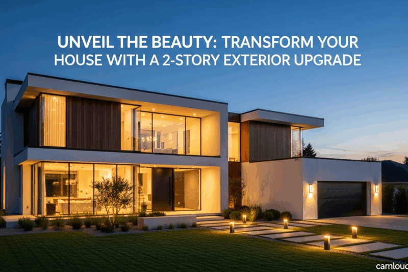 Unveil the Beauty: Transform Your House with a 2-Story Exterior Upgrade