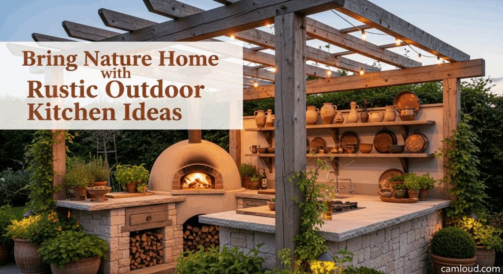 Bring Nature Home with Rustic Outdoor Kitchen Ideas