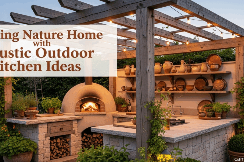 Bring Nature Home with Rustic Outdoor Kitchen Ideas