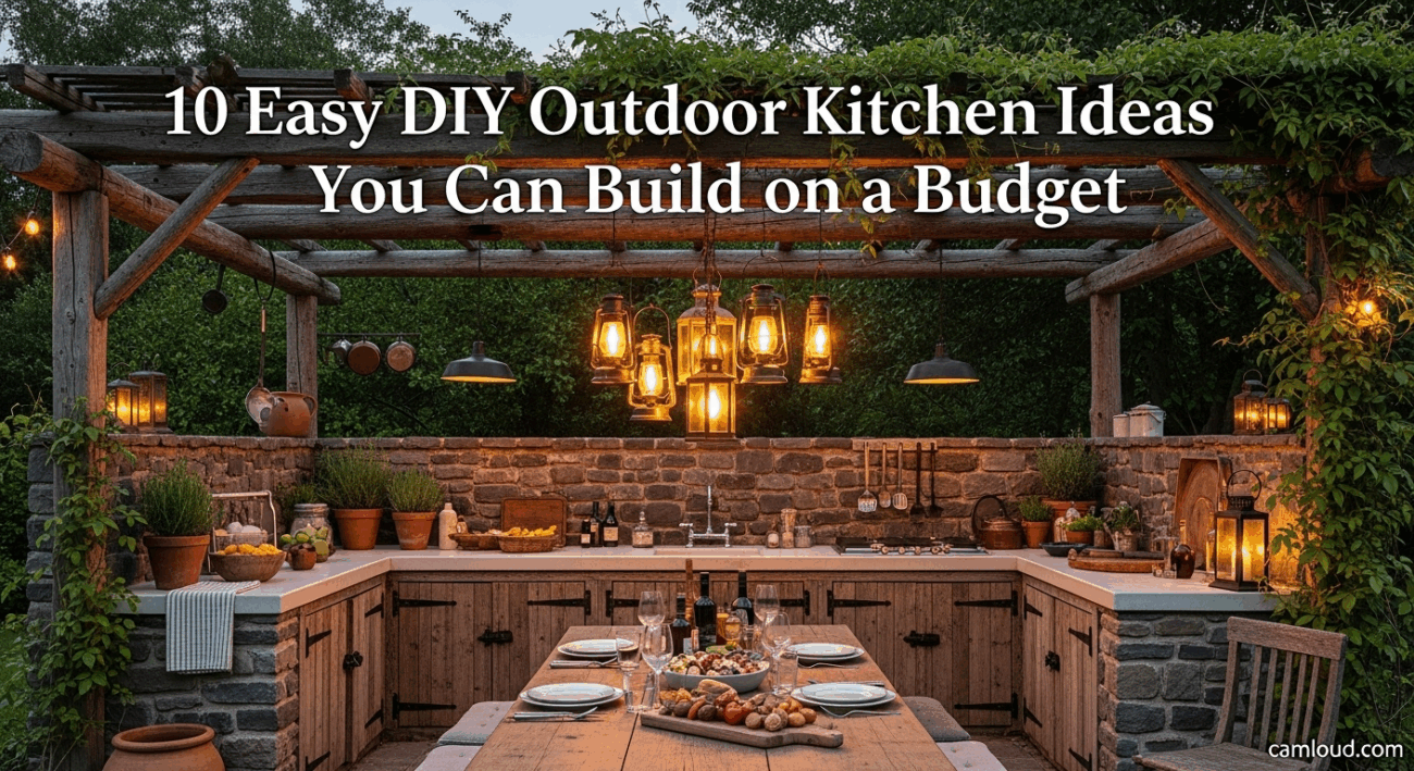 10 Easy DIY Outdoor Kitchen Ideas You Can Build on a Budget