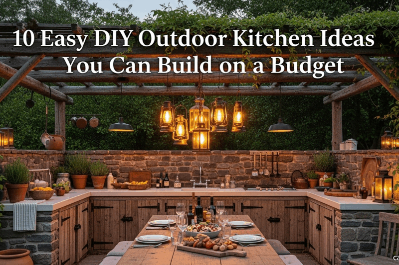 10 Easy DIY Outdoor Kitchen Ideas You Can Build on a Budget