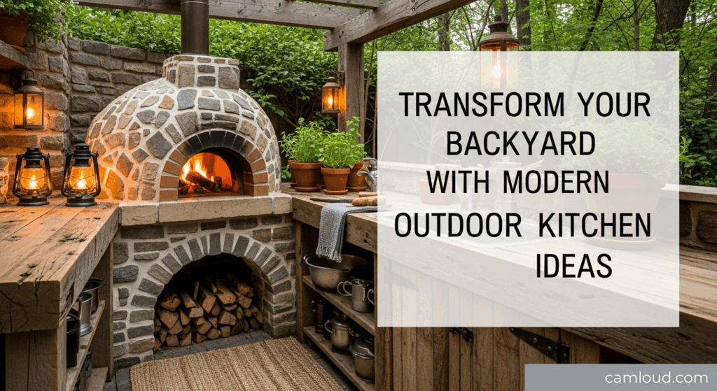 Transform Your Backyard with Modern Outdoor Kitchen Ideas