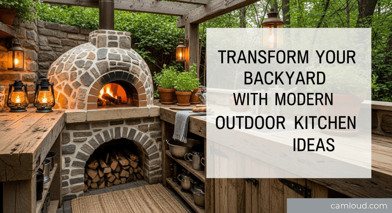 Transform Your Backyard with Modern Outdoor Kitchen Ideas