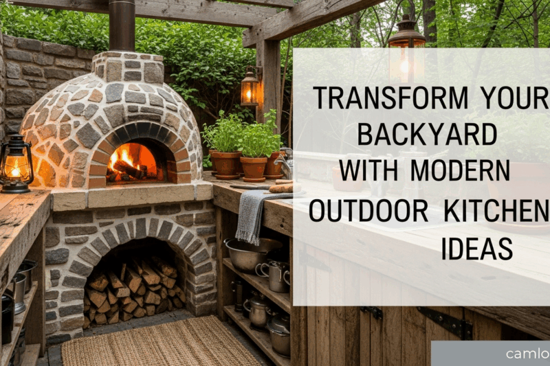 Transform Your Backyard with Modern Outdoor Kitchen Ideas