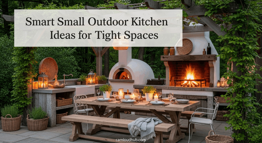 Smart Small Outdoor Kitchen Ideas for Tight Spaces