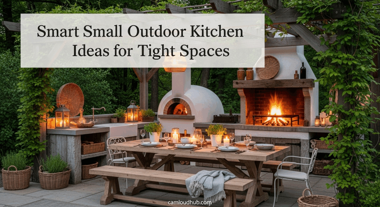 Smart Small Outdoor Kitchen Ideas for Tight Spaces