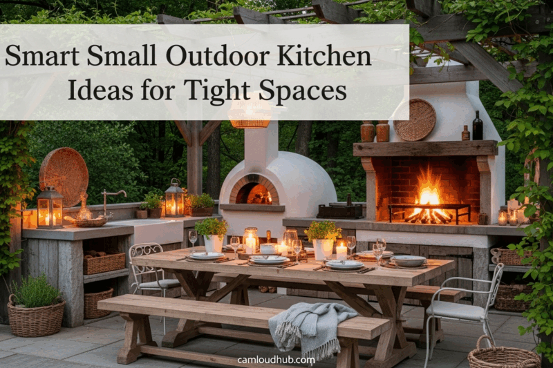 Smart Small Outdoor Kitchen Ideas for Tight Spaces