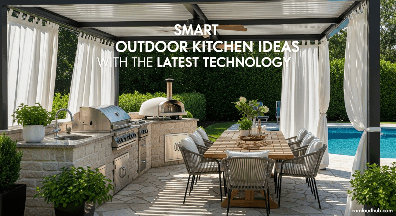 Smart Outdoor Kitchen Ideas with the Latest Technology