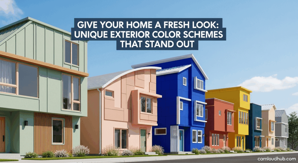 Give Your Home a Fresh Look: Unique Exterior Color Schemes That Stand Out