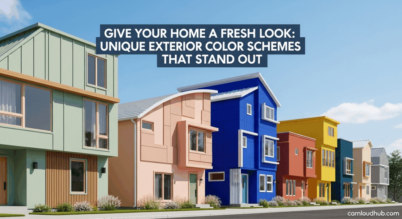 Give Your Home a Fresh Look: Unique Exterior Color Schemes That Stand Out