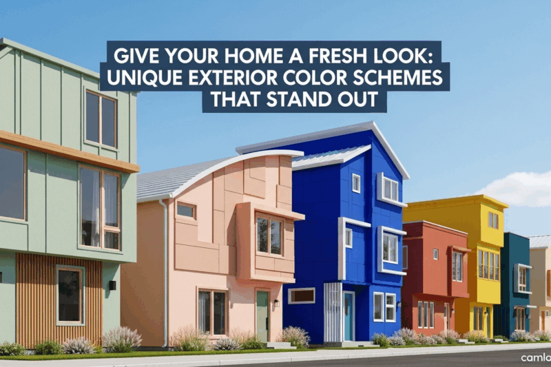 Give Your Home a Fresh Look: Unique Exterior Color Schemes That Stand Out