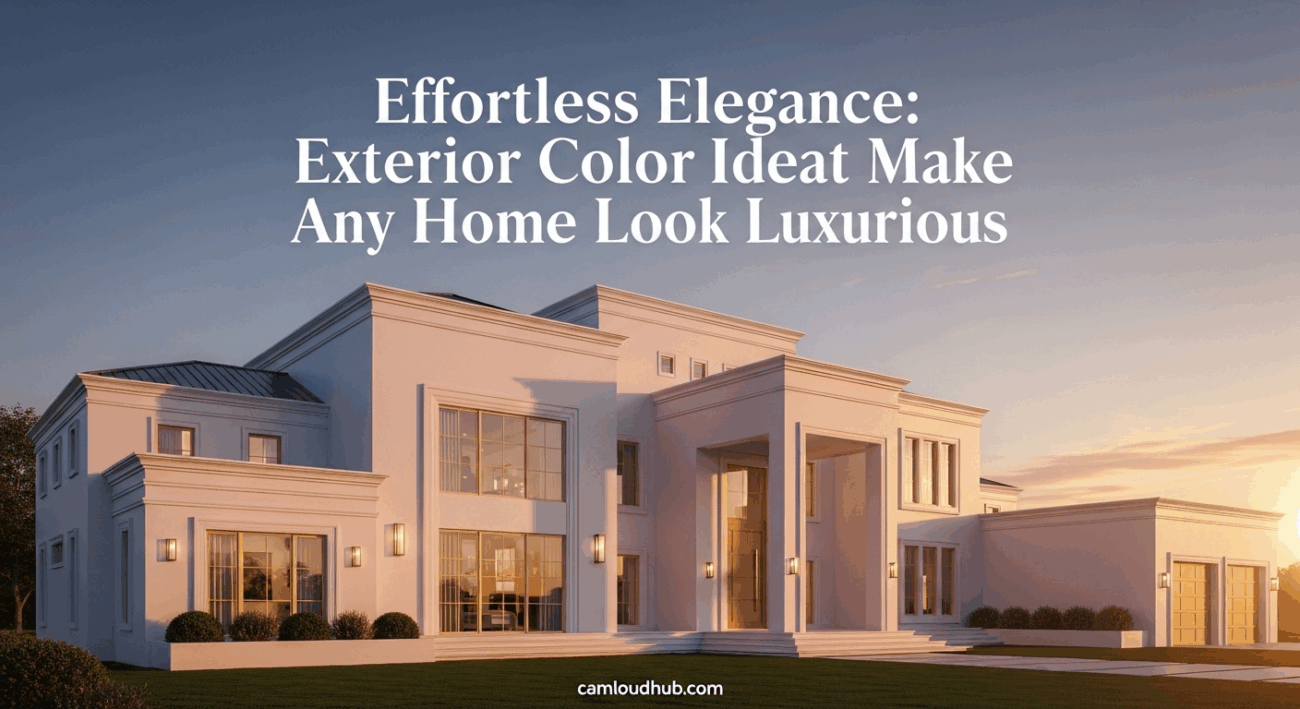 Effortless Elegance: Exterior Color Ideas That Make Any Home Look Luxurious