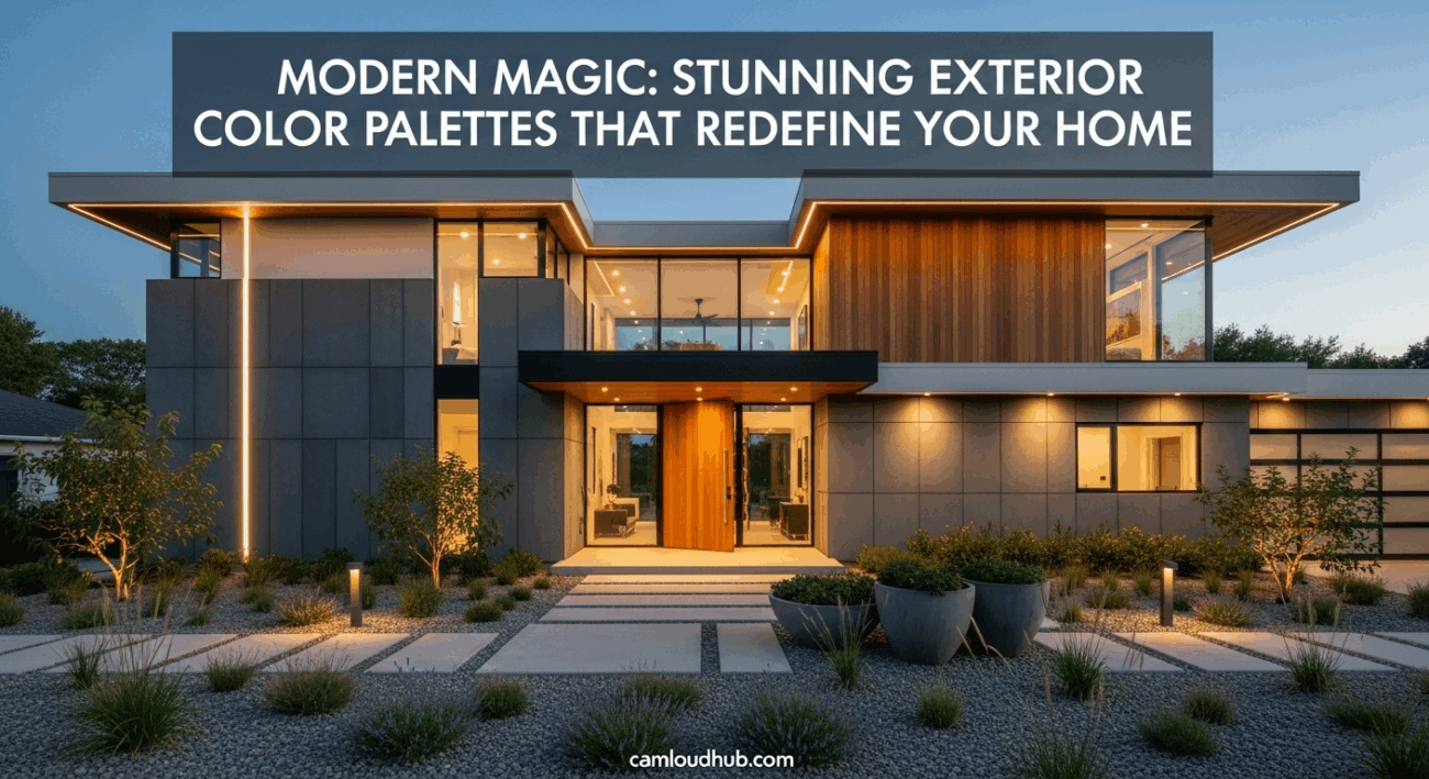 Modern Magic: Stunning Exterior Color Palettes That Redefine Your Home