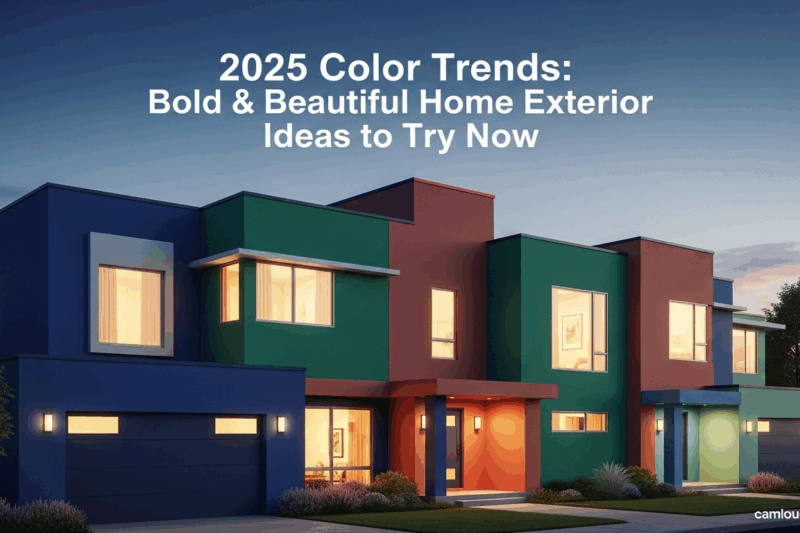 2025 Color Trends: Bold & Beautiful Home Exterior Ideas to Try Now