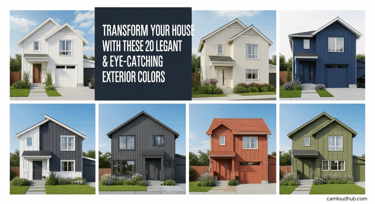 Transform Your House with These 20 Elegant & Eye-Catching Exterior Colors