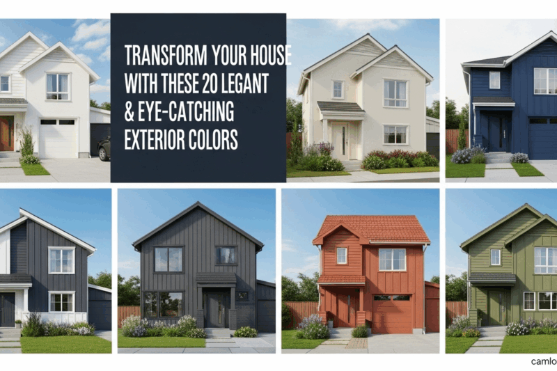 Transform Your House with These 20 Elegant & Eye-Catching Exterior Colors