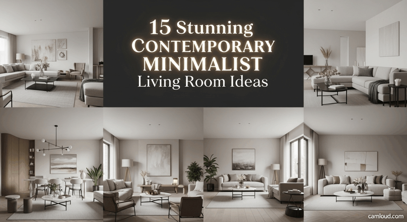 15 Stunning Contemporary Minimalist Living Room Ideas