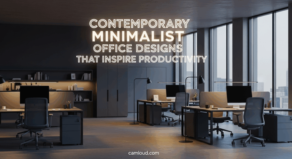 Contemporary Minimalist Office Designs That Inspire Productivity