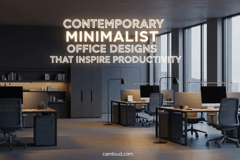 Contemporary Minimalist Office Designs That Inspire Productivity