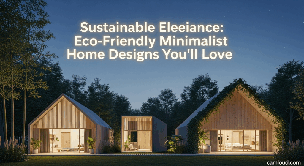 Sustainable Elegance: Eco-Friendly Minimalist Home Designs You’ll Love