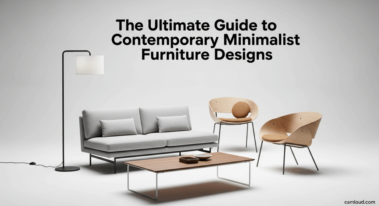 The Ultimate Guide to Contemporary Minimalist Furniture Designs