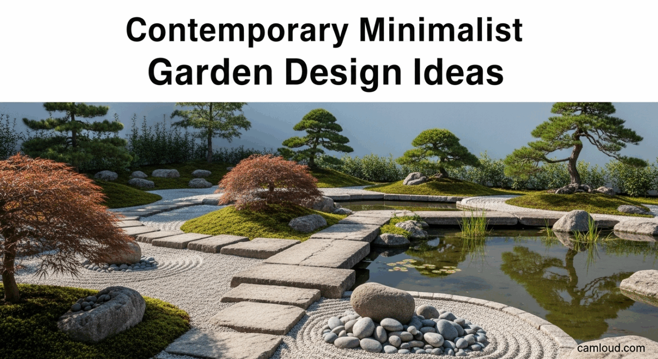 Contemporary Minimalist Garden Design Ideas