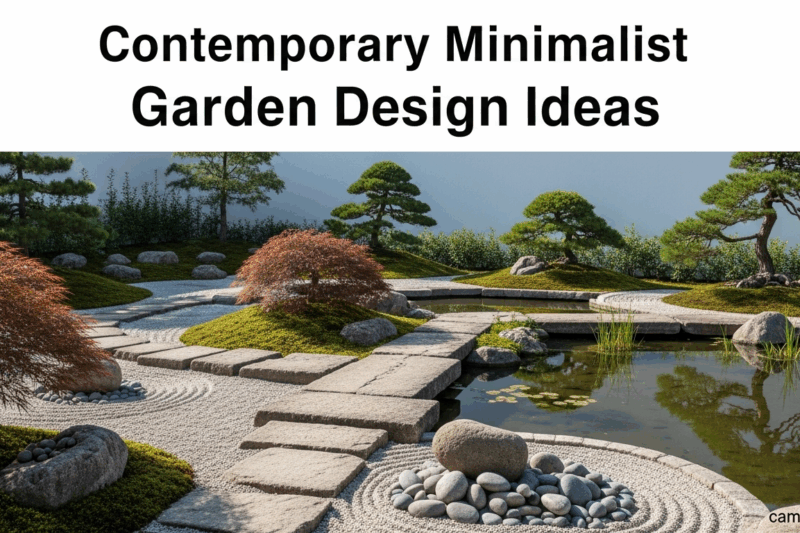 Contemporary Minimalist Garden Design Ideas