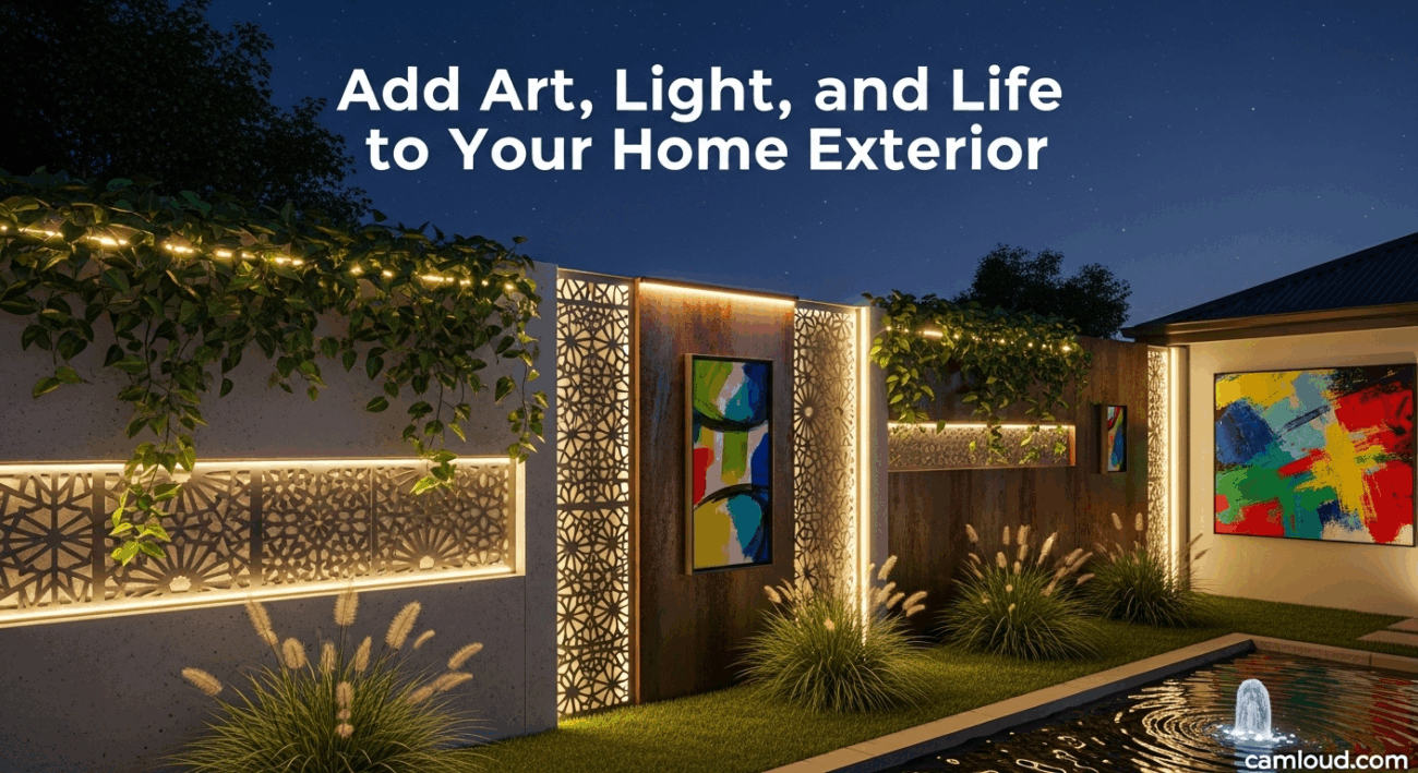Add Art, Light, and Life to Your Home Exterior