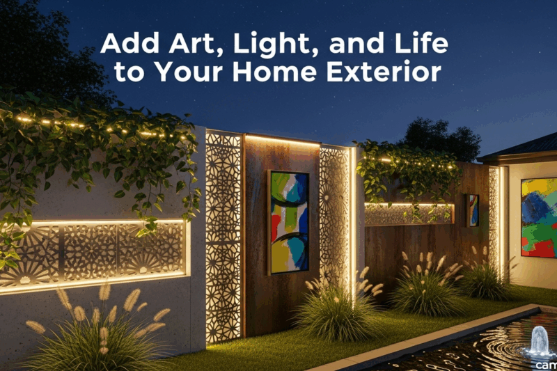 Add Art, Light, and Life to Your Home Exterior