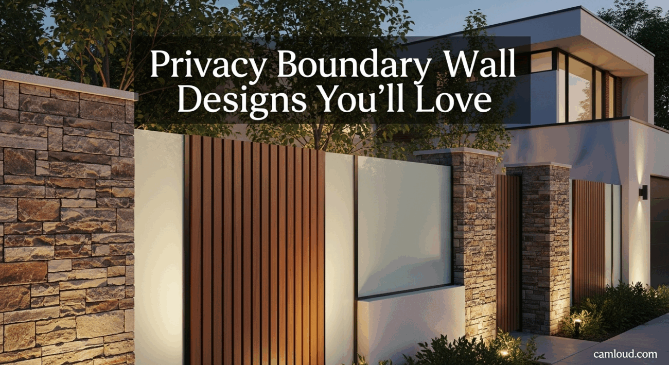 Privacy Boundary Wall Designs You’ll Love