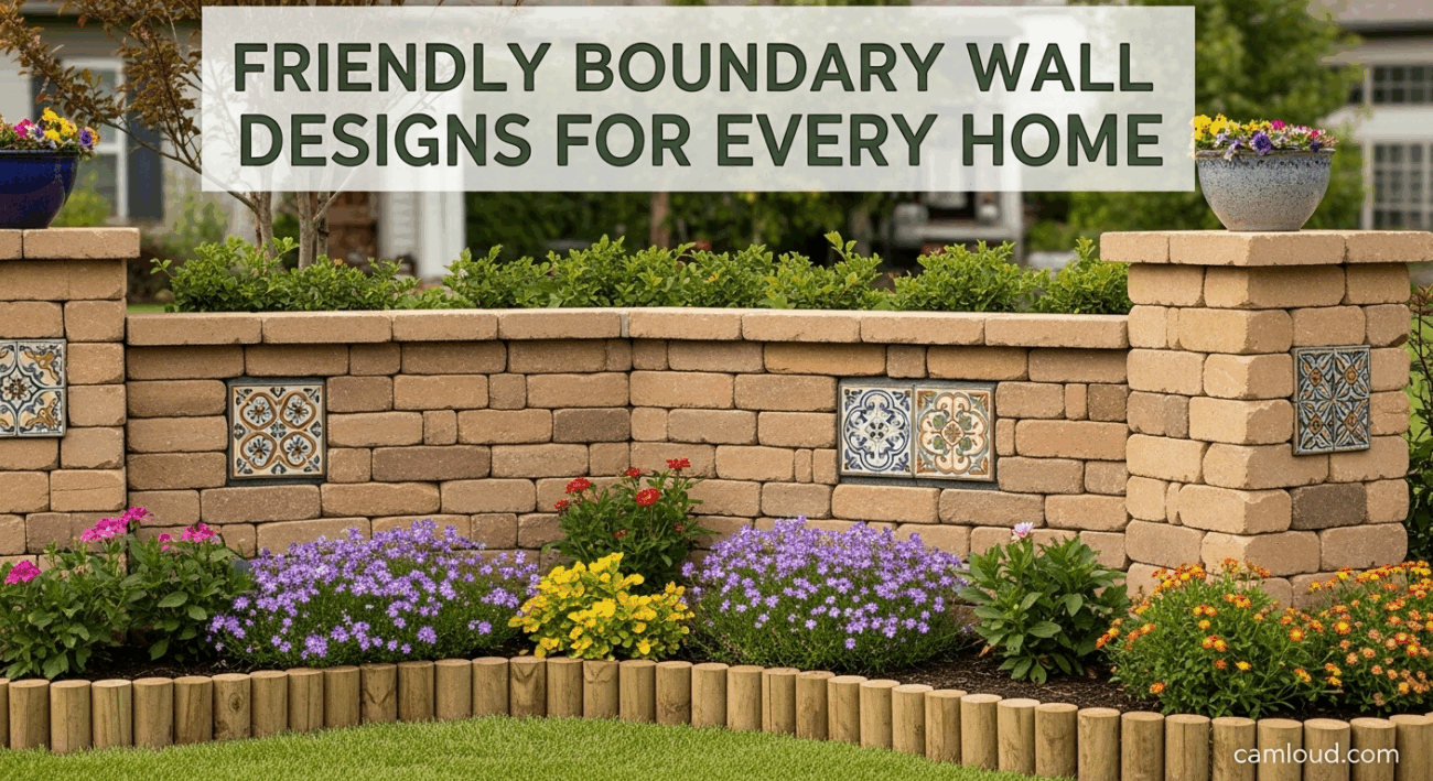 Friendly Boundary Wall Designs for Every Home
