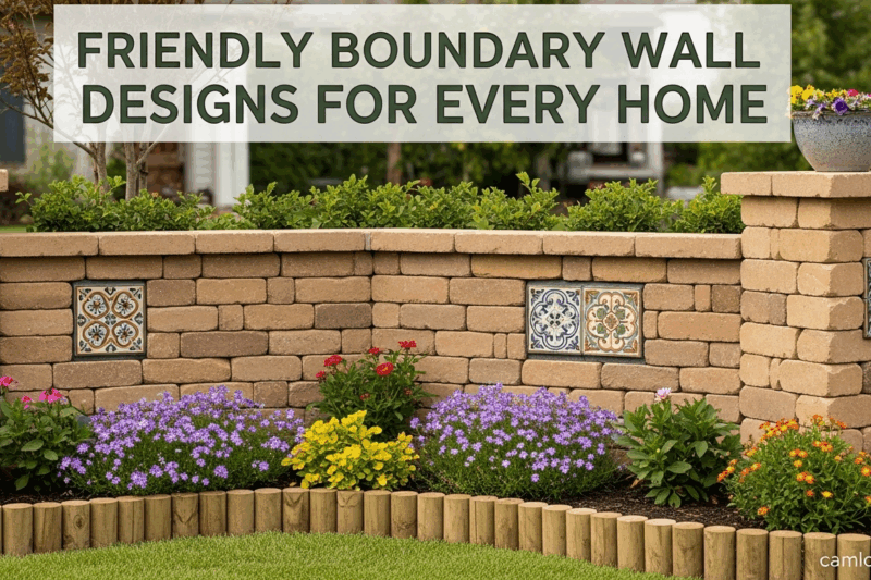 Friendly Boundary Wall Designs for Every Home