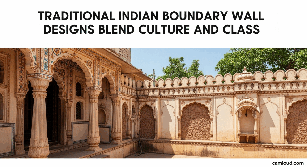 Traditional Indian Boundary Wall Designs That Blend Culture and Class