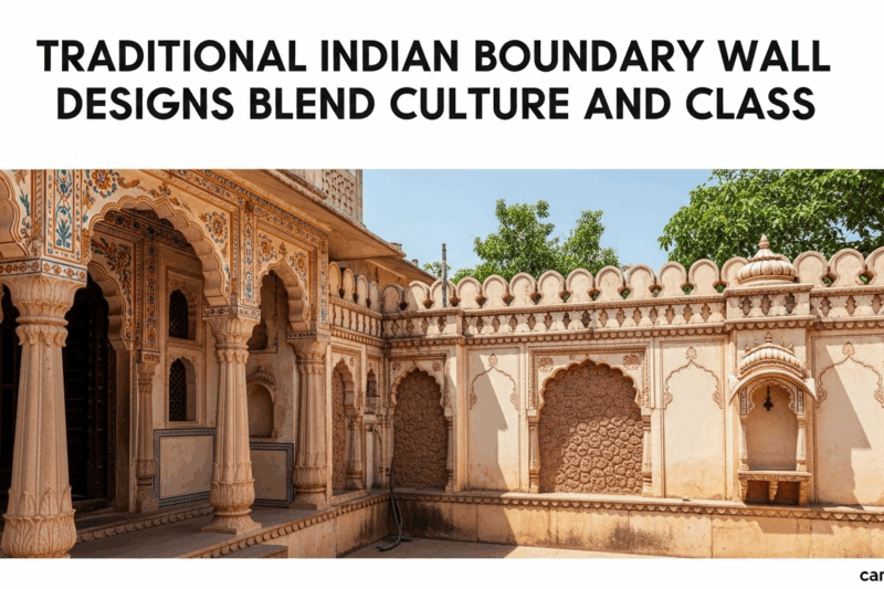 Traditional Indian Boundary Wall Designs That Blend Culture and Class