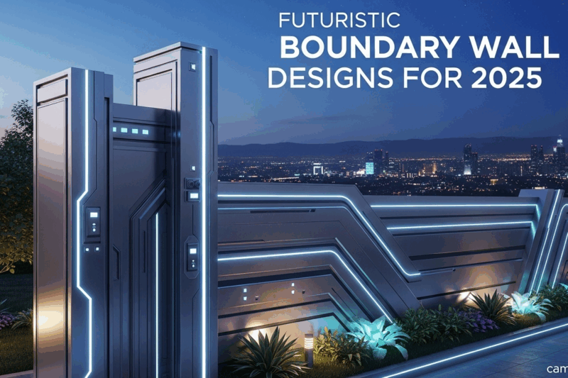Futuristic Boundary Wall Designs for 2025