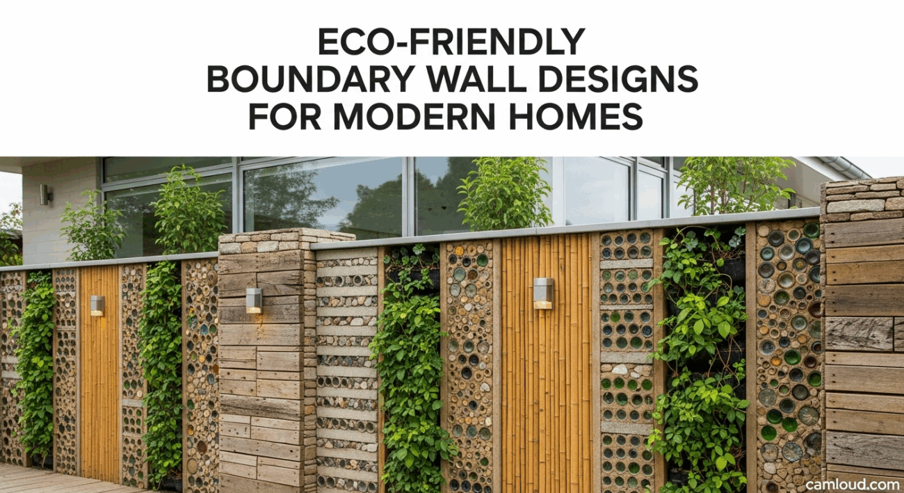 Eco-Friendly Boundary Wall Designs for Modern Homes