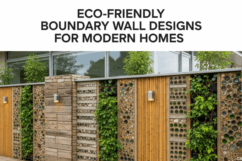 Eco-Friendly Boundary Wall Designs for Modern Homes