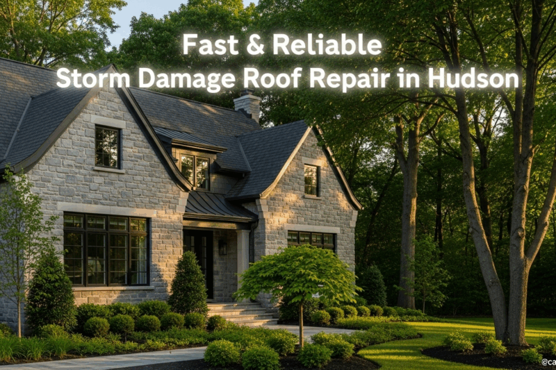 Fast & Reliable Storm Damage Roof Repair in Hudson