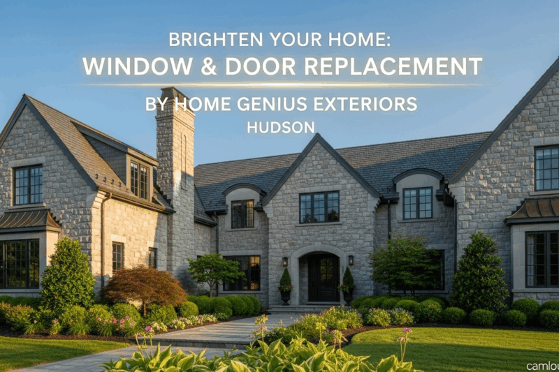 Brighten Your Home: Window & Door Replacement by Home Genius Exteriors Hudson
