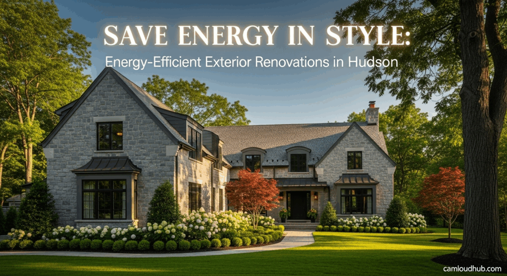 Save Energy in Style: Energy-Efficient Exterior Renovations in Hudson