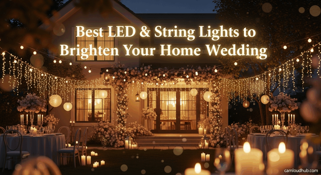 Best LED & String Lights to Brighten Your Home Wedding
