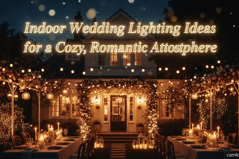 Indoor Wedding Lighting Ideas for a Cozy, Romantic Atmosphere